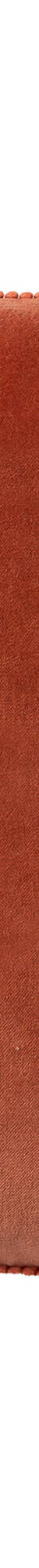 Coussin uni en velours finition fantaisie  (terracotta) Coussin uni en velours finition fantaisie  (terracotta)